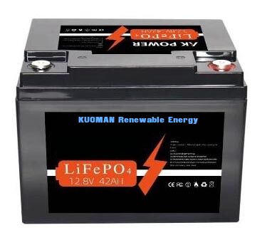 KM Batería de nueva energía 12V 40Ah Batería de litio Ciclos profundos