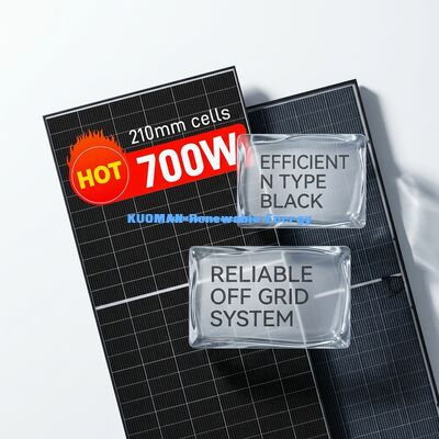 Panel Solar Monocristalino de 700W Resistente a la Intemperie IP65 Módulo Fotovoltaico 1722x1134x30mm
