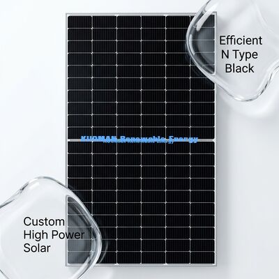 Paneles Solares Monocristalinos Hechos a Medida de 400-500W con 22% de Eficiencia y Diseño de Celdas Half-Cut