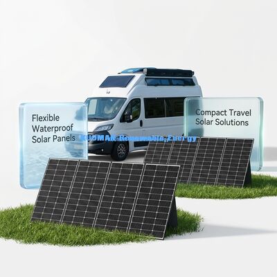 Cargador solar plegable de 400W y 40.3V, panel solar plegable portátil para acampar y hacer senderismo