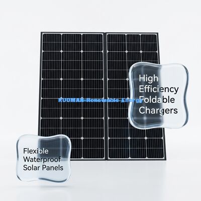 Panel solar plegable portátil impermeable IP68 de 400W y 40.3V para aventuras al aire libre