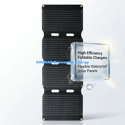 Cargador solar portátil de paneles solares PERC plegables de 40W para teléfonos móviles y computadoras portátiles