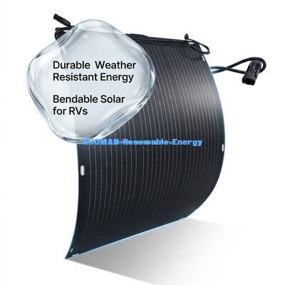Panel solar flexible ETFE ultraligero de 30W portátil para senderismo, escalada y viajes en red