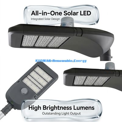 IP66 Iluminación de calle LED inteligente impermeable con 100000 horas de vida útil y IoT LoRa-WAN para iluminación solar exterior