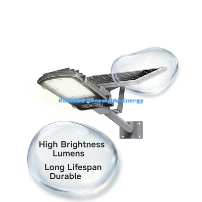 Luz Solar de Calle Impermeable IP65 de 300W con Modo de Detección de Movimiento y Panel Solar para Carreteras Urbanas