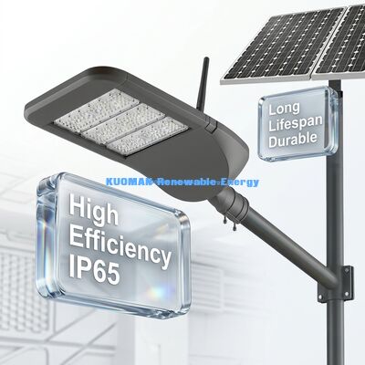Smart Solar Street Light con IoT 4G, gestión centralizada e IP66 a prueba de agua para ciudades inteligentes