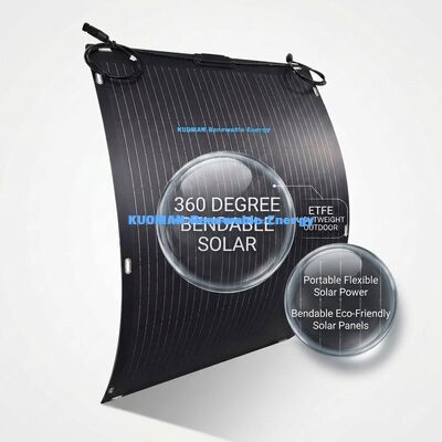 Alta eficiencia 360° Pendible IP68 Inodoro Panel solar flexible con una eficiencia del 24,20%
