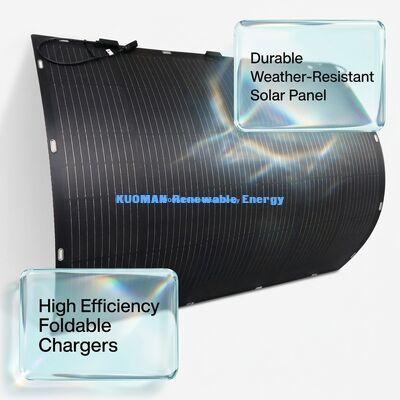 Panel solar flexible ultra delgado de 210W con clasificación IP65 para uso marino y fuera de la red de RV