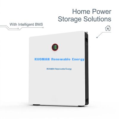 Batería de pared KM 48V 300Ah LiFePO4 para almacenamiento de energía en el hogar con 8000 ciclos