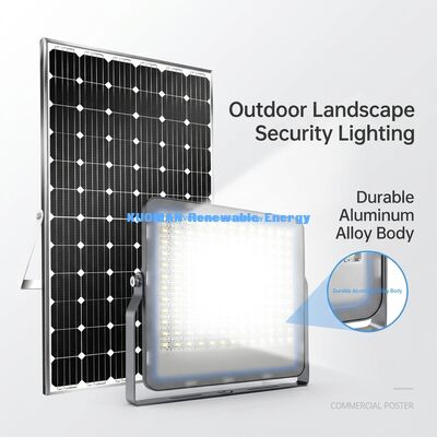 15000LM Alta luminosidad IP65 Sensor de movimiento impermeable Luz solar de inundación para iluminación de paisajes al aire libre