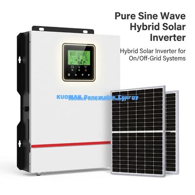Inversor solar MPPT con carga máxima de 80A y salida de onda senoidal pura para uso doméstico con control de aplicación