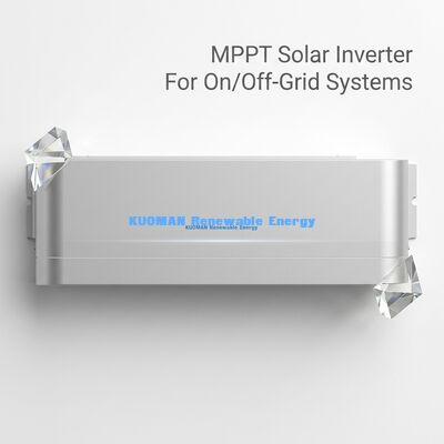 Inversor solar híbrido de onda senoidal pura de 11KVA con doble MPPT y soporte de batería de litio
