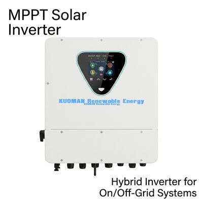 Inversor Híbrido Solar de 6KW con Doble MPPT y Clasificación IP65 para Uso Doméstico y Comercial