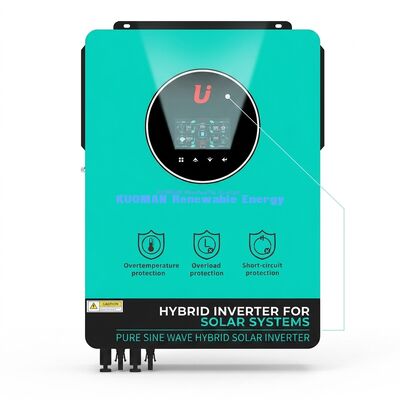 BSSI-V-GN10200 Inversor solar híbrido de 10 kW con doble MPPT y cargador de 160 A para almacenamiento eficiente de energía