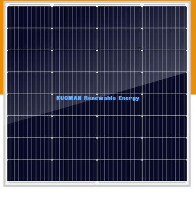 Panel solar monocristalino de 110-120 W con 18,6 % de alta eficiencia para energía fuera de la red de 12 V y marco de aluminio resistente a la corrosión