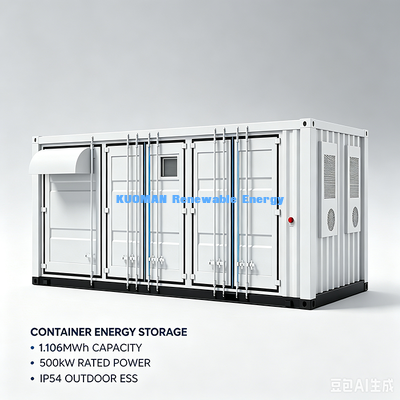 Extreme Temperature Resistant Commercial Container Energy Storage System -30 to 55 Celsius Off-Grid Power Storage