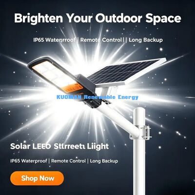 Lámpara solar de calle de aluminio fundido a presión, duradera y anticorrosiva para exteriores