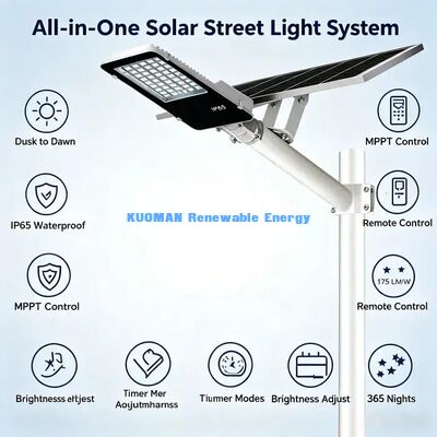 Luz Solar para Calle de Aluminio Antióxido Uso en Zonas Costeras Húmedas