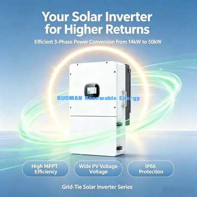 Inversor solar híbrido de batería trifásico de 350 A de corriente de carga/descarga máxima de 18 kW