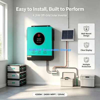 BSSI-V-GN4200 4200W Inversor solar híbrido en modo dual fuera de la red y conectado a la red