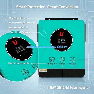 Inversor solar híbrido de red de alta eficiencia del 98% CC a CA de 4,2 kW