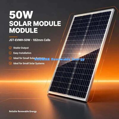 Panel solar de alta eficiencia de 50 W 700 V Nivel de tensión del sistema Energía segura fuera de la red