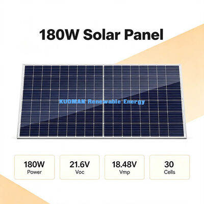 Panel solar de vidrio templado de 3,2 mm de 200-210 W, módulo fotovoltaico a prueba de polvo e impermeable para sistema solar de patio trasero