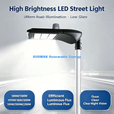 Luz de calle LED inteligente gestionada en la nube, monitorización de voltaje y corriente en tiempo real, lámpara de carretera urbana