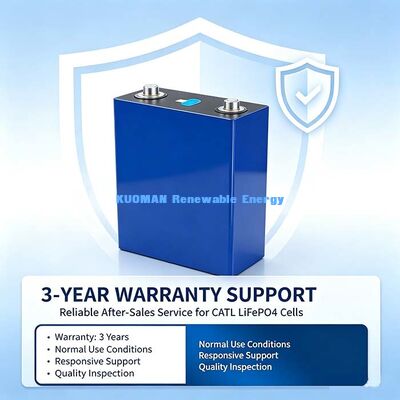 Batería de Litio Lifepo4 Prismática CATL de 100Ah 3.2V, Celda con Válvula de Seguridad Antiexplosión para Ensamblaje de Paquetes de Baterías DIY
