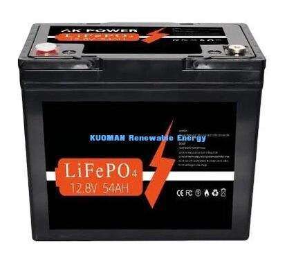 Batería de litio LiFePO4 de 12V 50Ah con 691.2Wh de energía y células prismáticas para aplicaciones de ciclo profundo