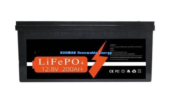 Batería de ciclo profundo LiFePO4 de 12V 200Ah con 8000 ciclos y garantía de 10 años para el almacenamiento de energía
