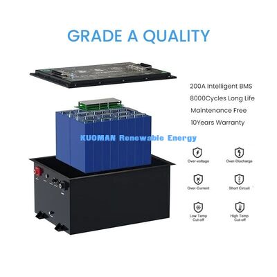 Batería de LiFePO4 para carrito de golf KM 48V -50-150Ah personalizada, 8000 ciclos