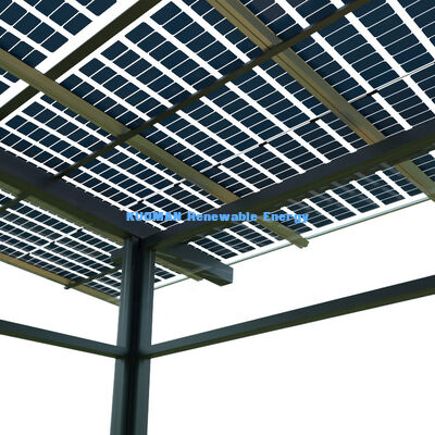 Panel solar mono perc de 540W 550W con 22% de eficiencia y diseño de vidrio sin marco
