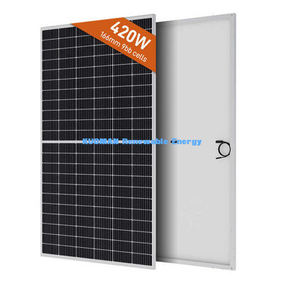 Panel solar monocristalino de 300W-400W con marco de aluminio anodizado para alta eficiencia