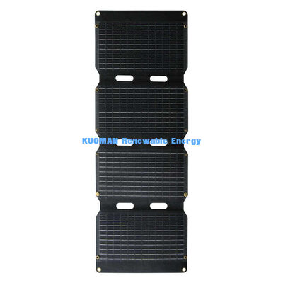 Panel Solar Portátil para Teléfono Móvil, Cargador Solar para Teléfono y Portátil, 40W 60W