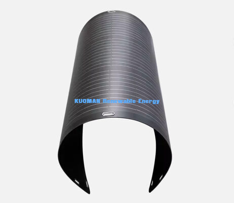 Panel solar flexible de 100 vatios, 360 grados, plegable, impermeable IP68 para techo de yate, tienda de campaña, coche