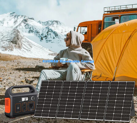 Panel solar plegable portátil impermeable IP68 de 400W y 40.3V para aventuras al aire libre