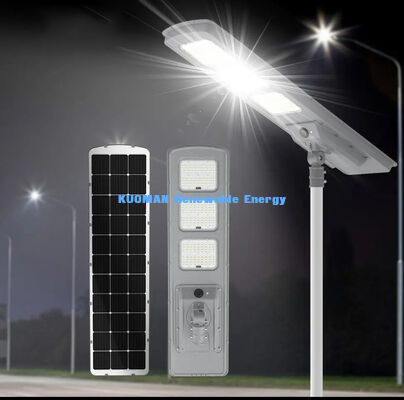 Luz solar de calle IP65 impermeable de 120W con opción de sensor de movimiento - Vida útil de 8-10 años