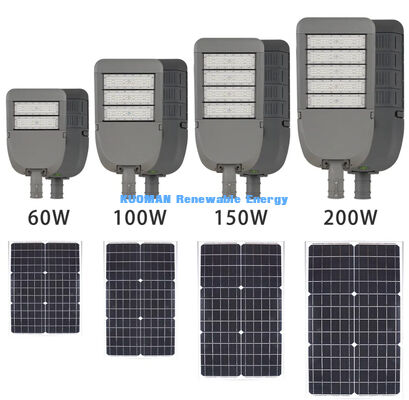 Lámpara de calle solar de 50 W IP65 a prueba de agua para exteriores