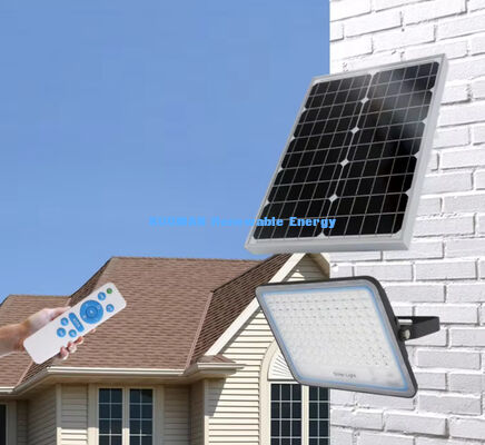 IP65 resistente al agua 15000LM Luz solar de alta luz con sensor de movimiento para seguridad al aire libre