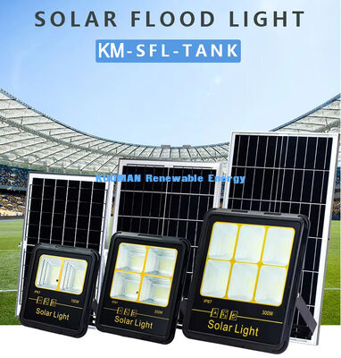 300W LED luz solar de inundación IP65 resistente al agua 15000LM Alta luminosidad con cuerpo de aleación de aluminio para iluminación exterior
