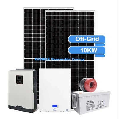 Sistema de paneles solares de silicio monocristalino de 10 kW con resistencia a las condiciones climáticas IP65 para almacenamiento de baterías solares en el hogar