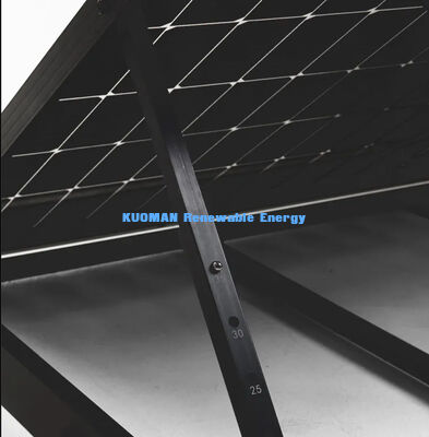 Sistema de módulo solar de 24 voltios con 22% de eficiencia y panel fotovoltaico con resistencia a la intemperie IP65