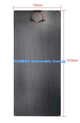 Panel solar fotovoltaico flexible de película delgada, impermeable IP68, 100W 210W, para viajes y viviendas