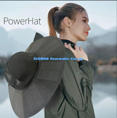 Capa de carga solar portátil plegable con una eficiencia del 22% y una potencia máxima de 13W para acampar