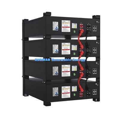 Sistema de Almacenamiento de Batería Doméstica KM New Power 51.2V 400Ah LiFePO4 con Capacidad de 10.24KWh~30.72KWh y Vida Útil de 6000 Ciclos