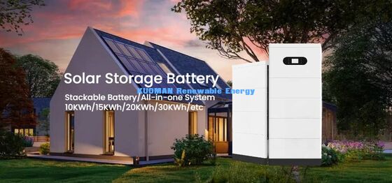 Batería ecológica LiFePO4 acumulable 51.2V 400Ah para almacenamiento de energía en el hogar con garantía de 10 años