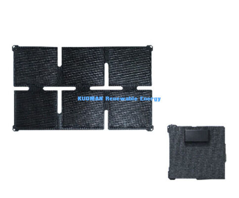 Panel solar ETFE de 30W con un 25% de eficiencia, diseño resistente a las condiciones climáticas y plegable para uso al aire libre