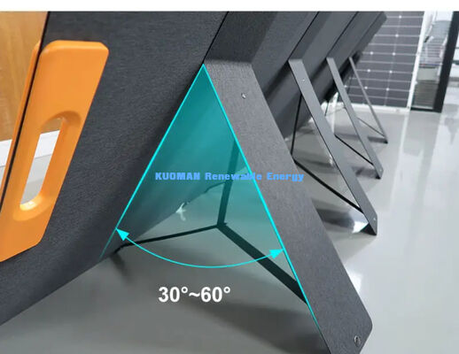 Panel solar plegable impermeable de 300W, cargador solar portátil con celdas IBC de grado A