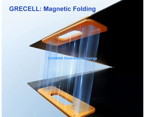 Panel solar plegable impermeable de 300W, cargador solar portátil con celdas IBC de grado A